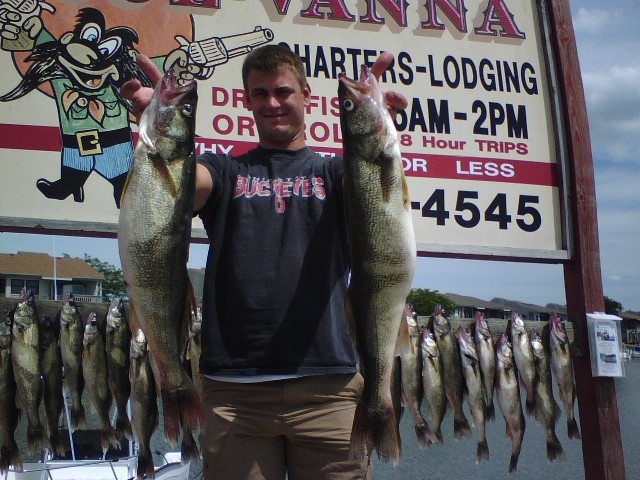 walleye charters on lake erie